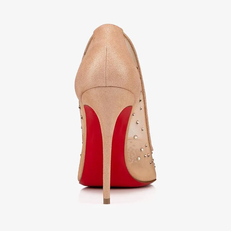 Strass-Embellished Stiletto Pump