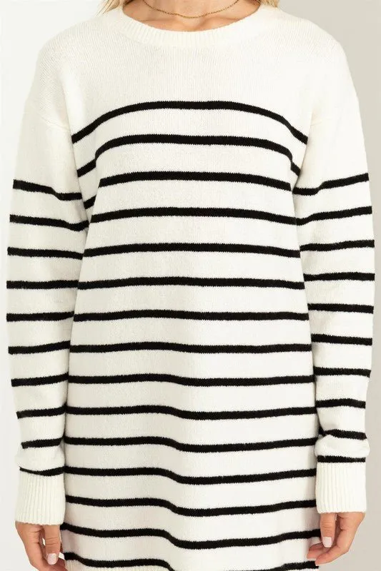 Striped Sweater Dress
