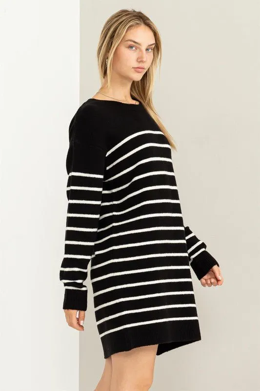 Striped Sweater Dress