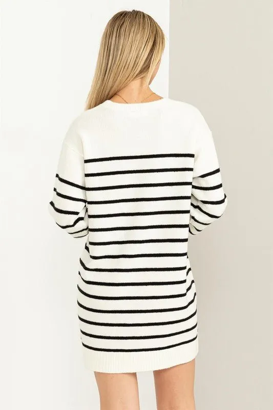 Striped Sweater Dress