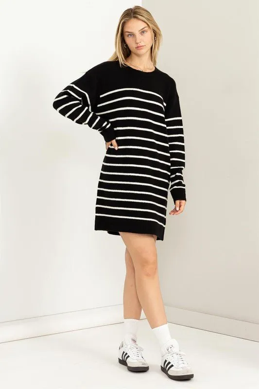 Striped Sweater Dress