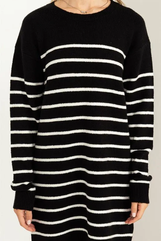 Striped Sweater Dress