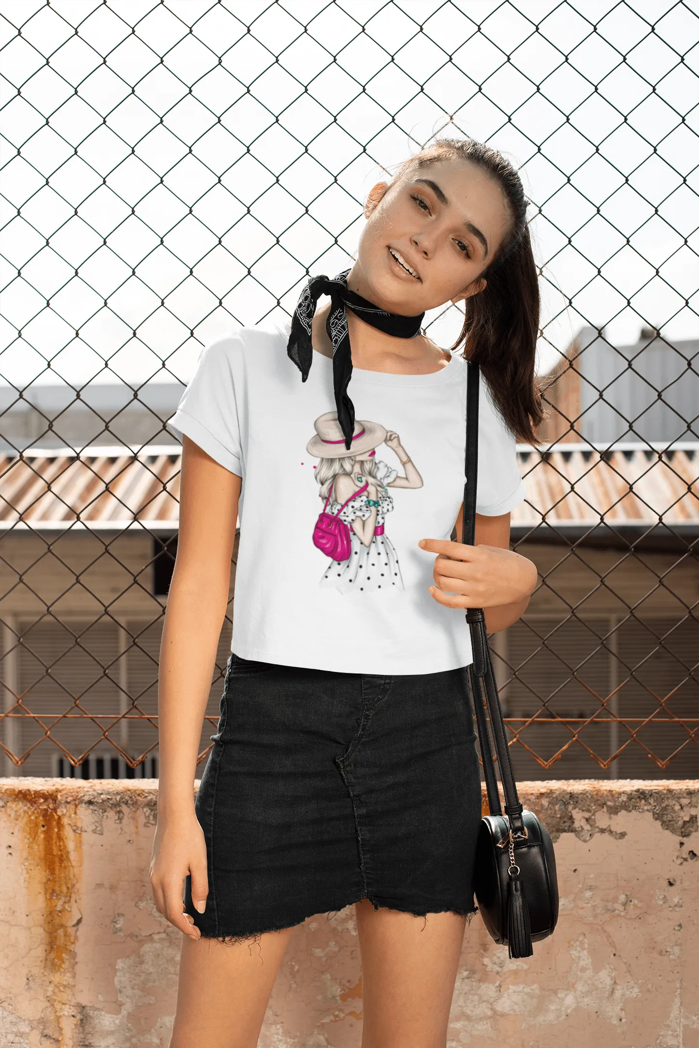 Stylish Connection Cropped Tee