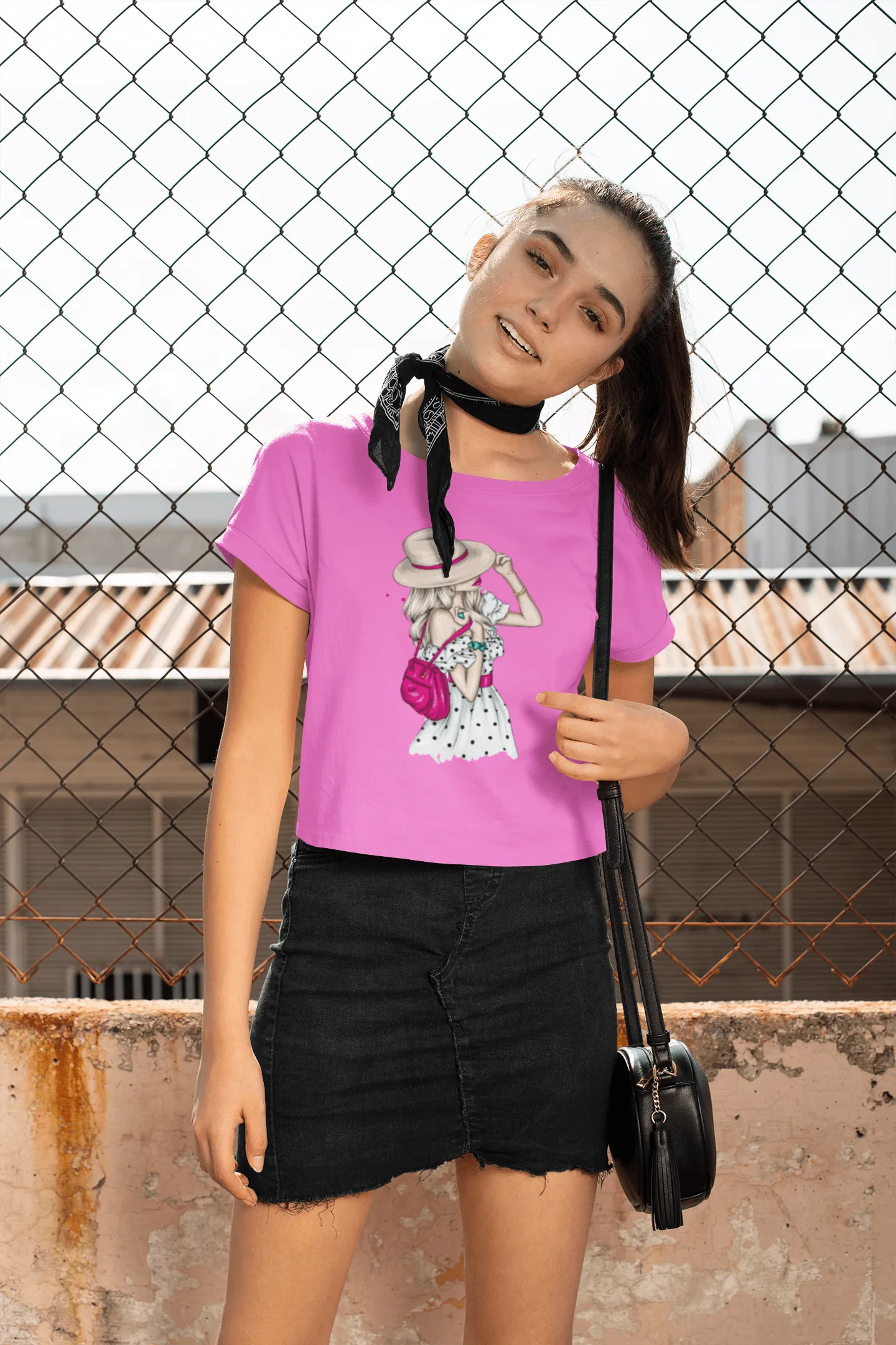 Stylish Connection Cropped Tee
