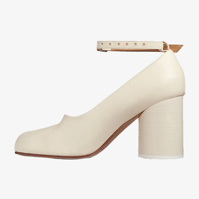 Tabi Cylindrical Heel Pumps