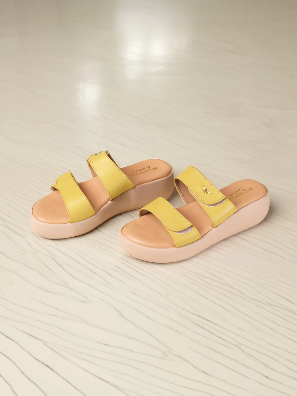 Terila Yellow Platform Heels