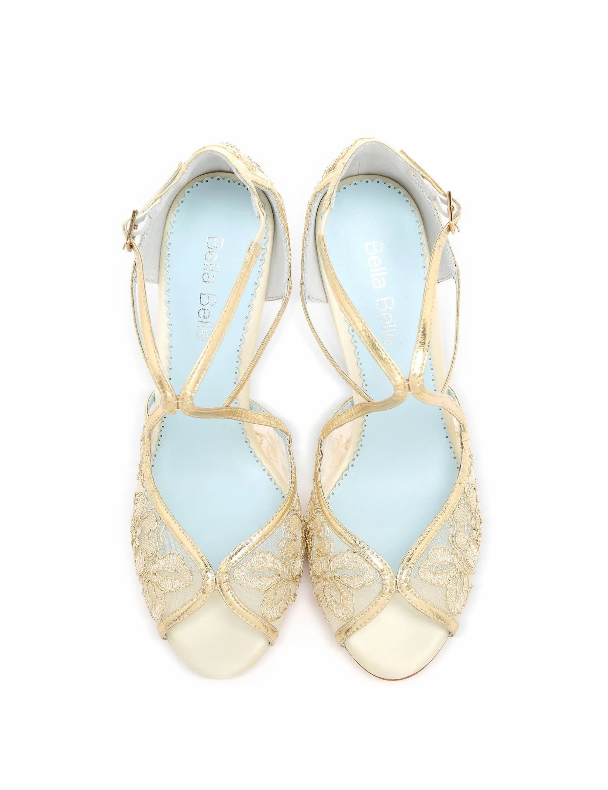 Tess Bridal Shoes in Ivory