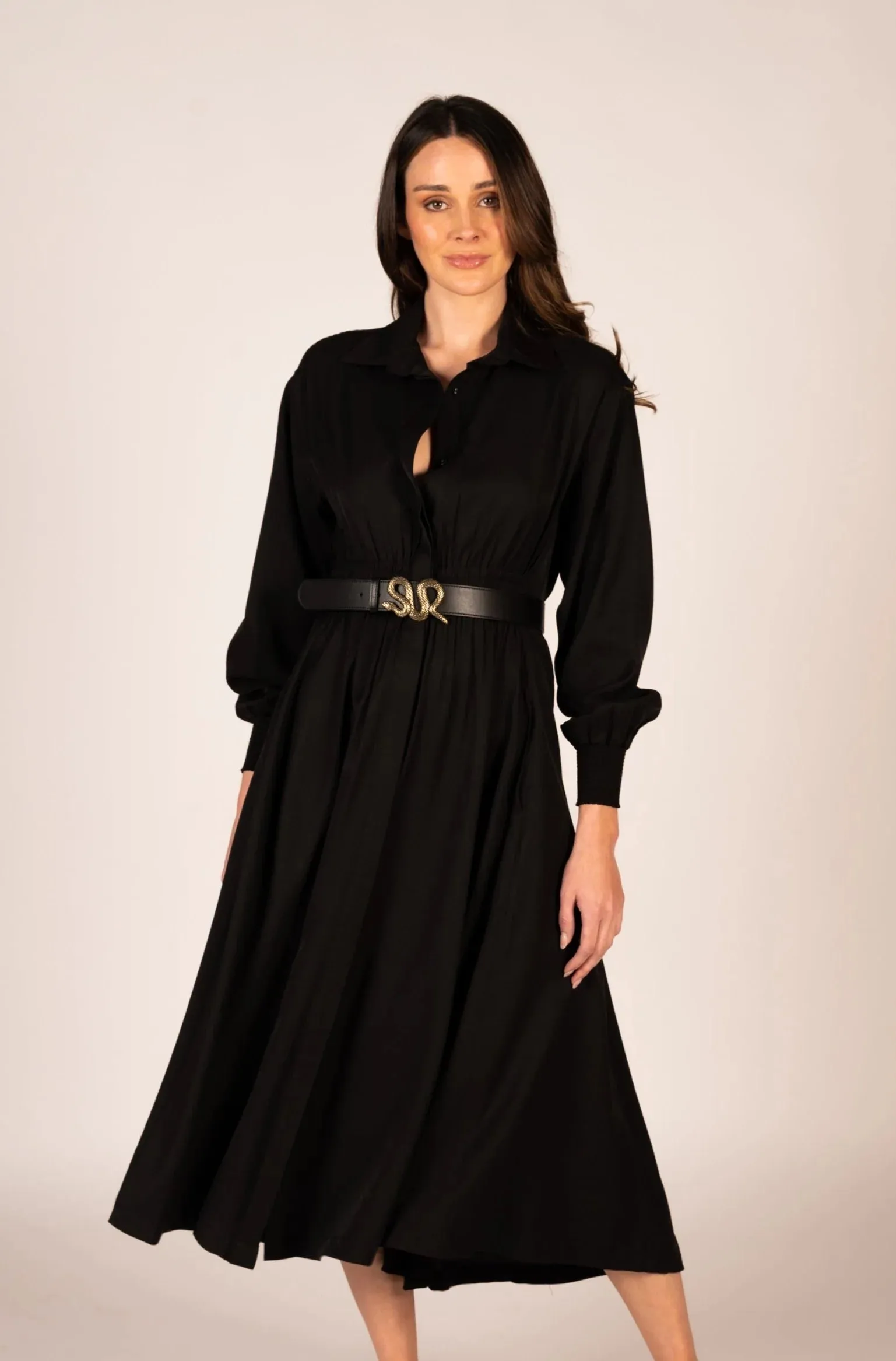 Tia maxi dress - black