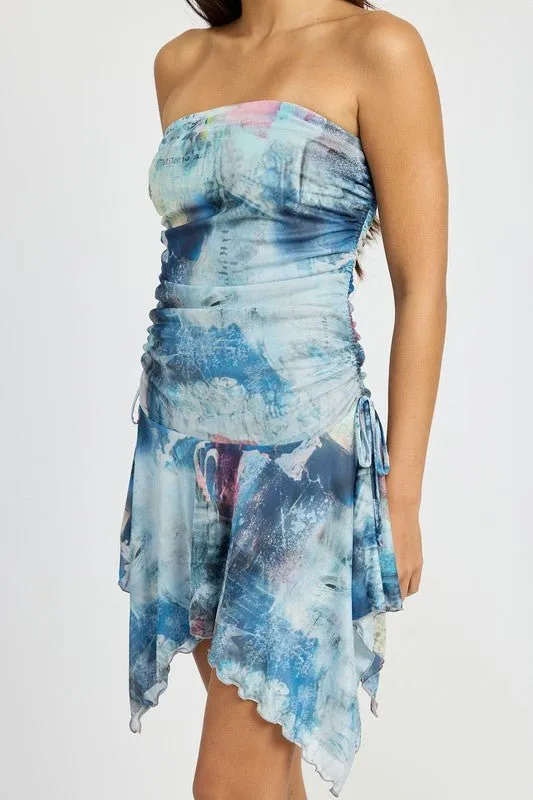 Tie Dye Mini Dress