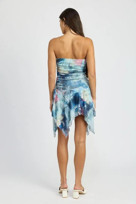 Tie Dye Mini Dress