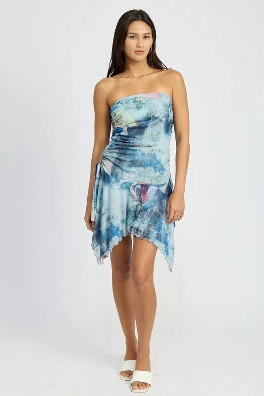 Tie Dye Mini Dress