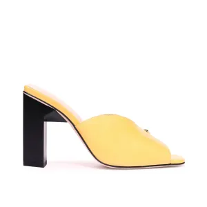 Tiffany Mule High Heels in Yellow