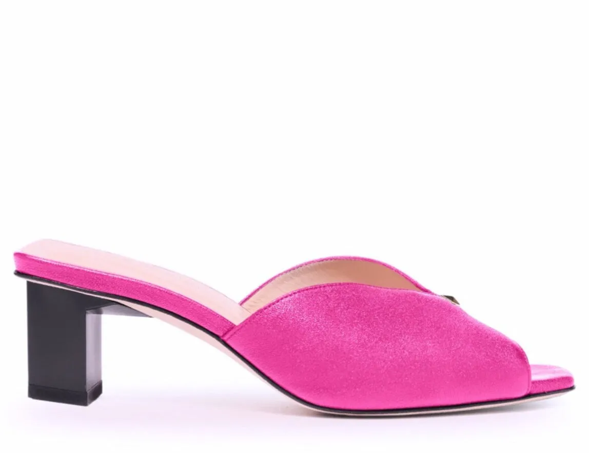 Tiffany Mule Low Heels in Pink