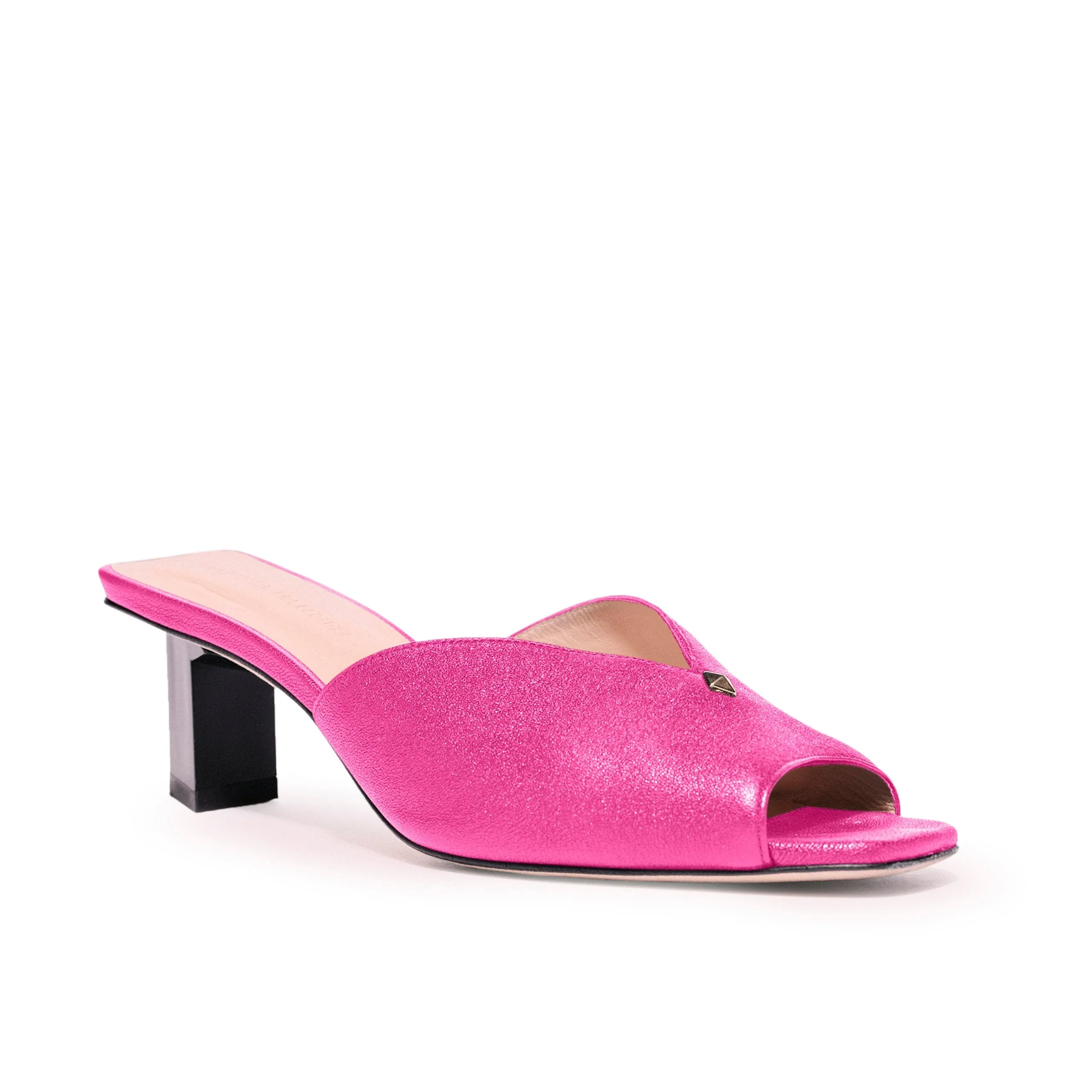 Tiffany Mule Low Heels in Pink