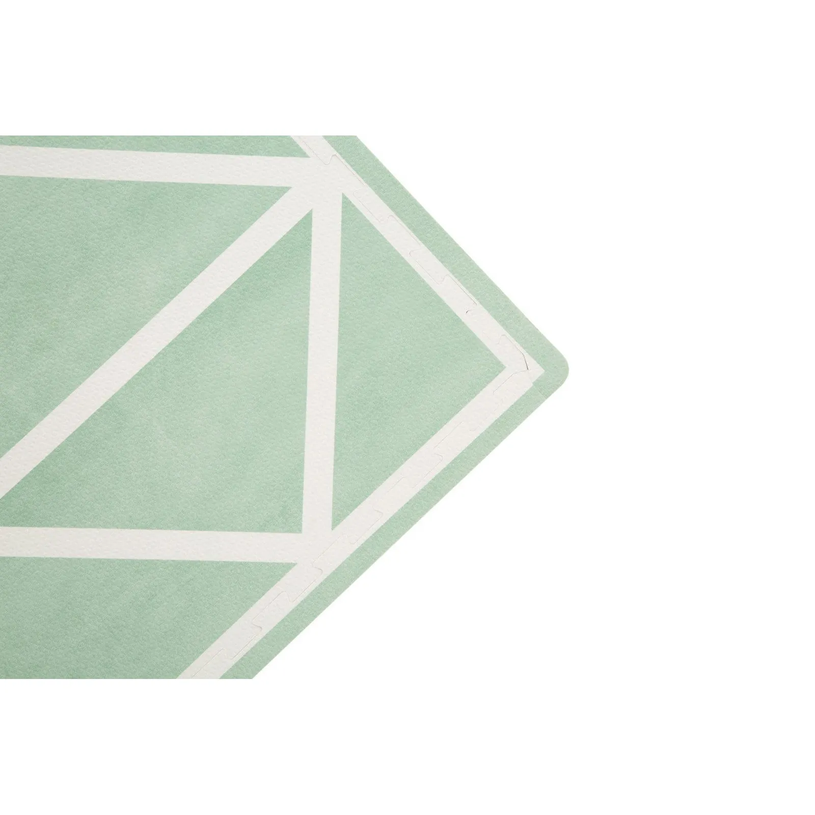 Toddlekind Prettier Puzzle Playmat Nordic Neo Matcha 120x180cm - 6 Tiles & 12 Edging Borders
