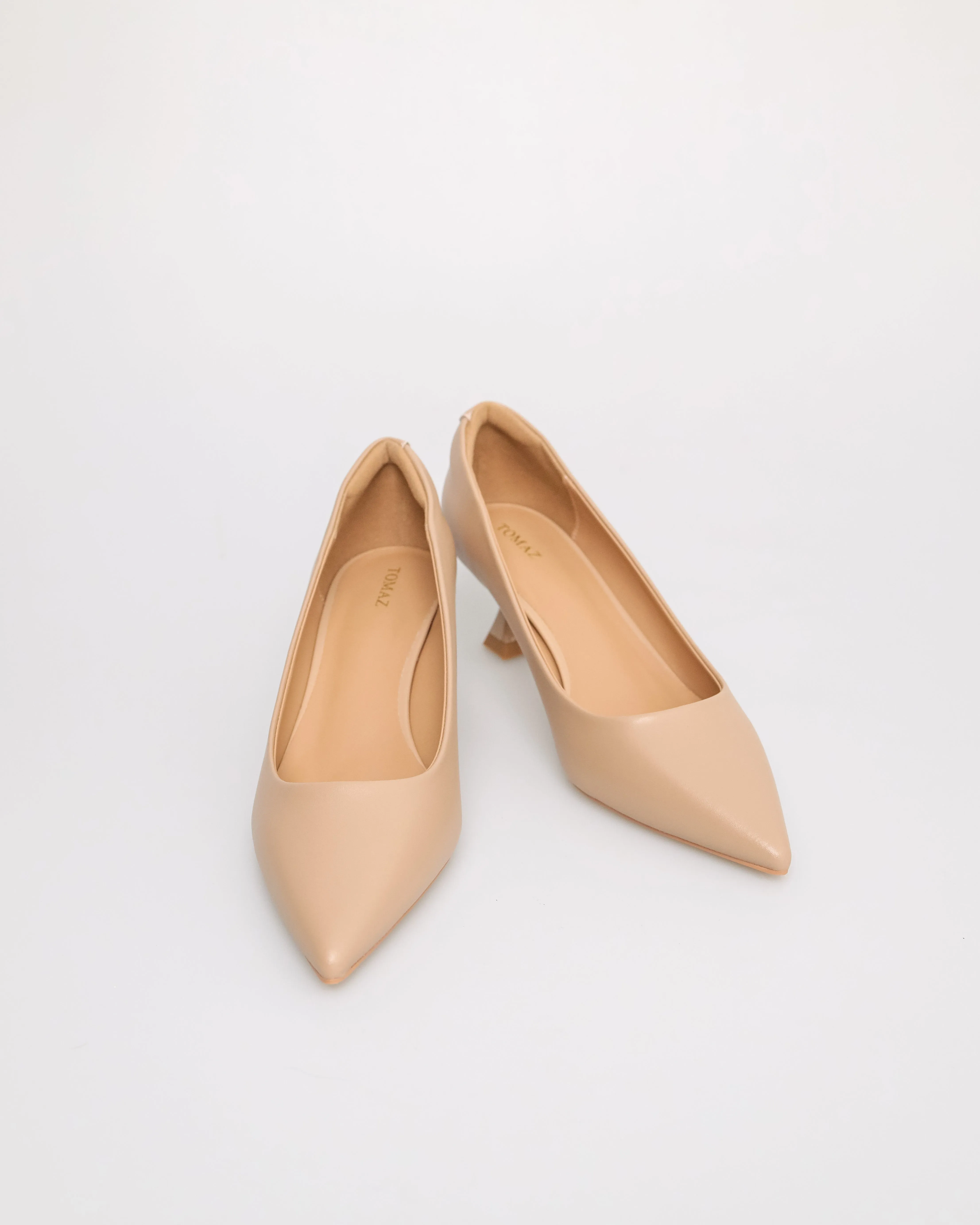 Tomaz FL070 Ladies Glossy Low Heels