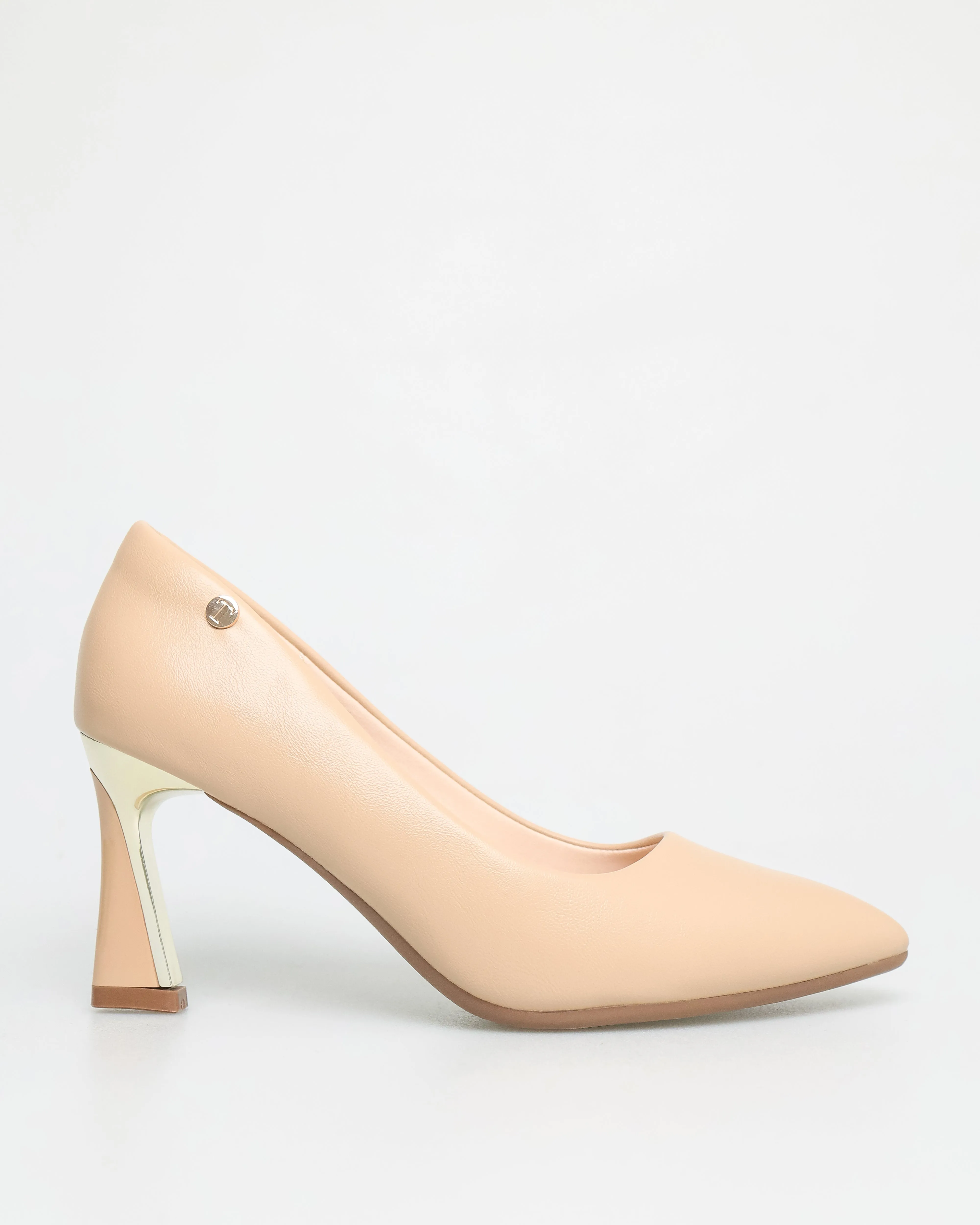 Tomaz NN239 Ladies Metallic Detail Pump Heels