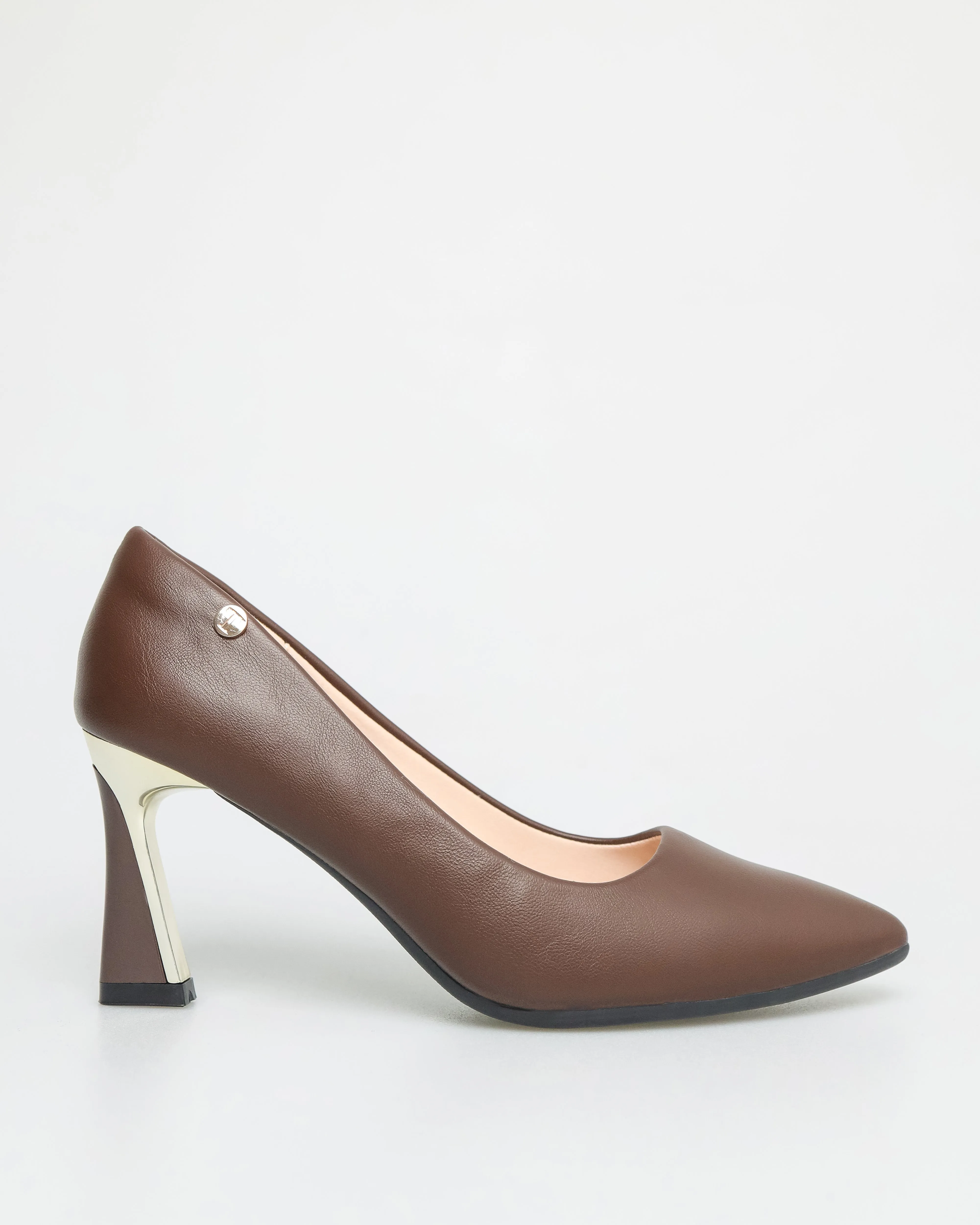 Tomaz NN239 Ladies Metallic Detail Pump Heels