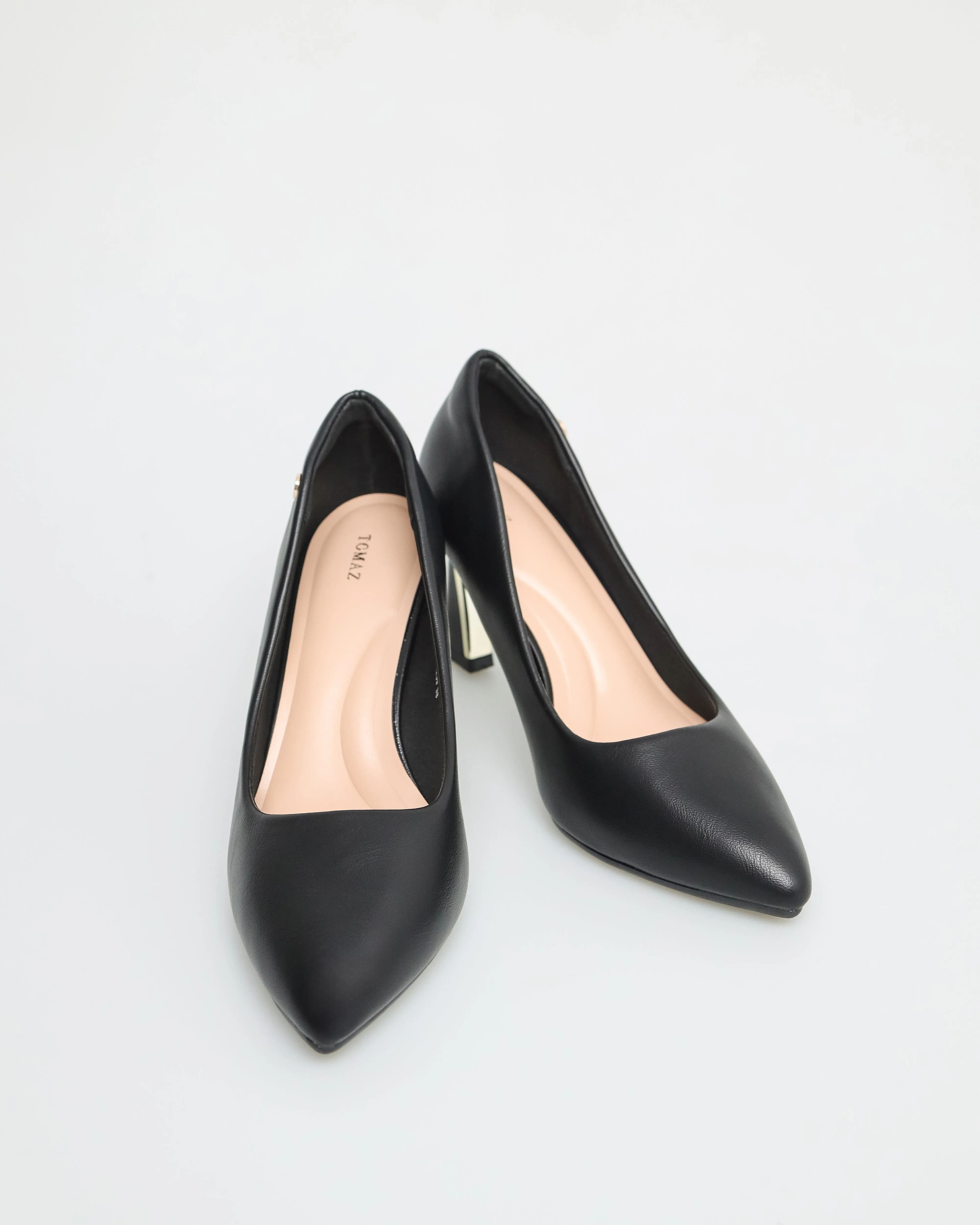 Tomaz NN239 Ladies Metallic Detail Pump Heels