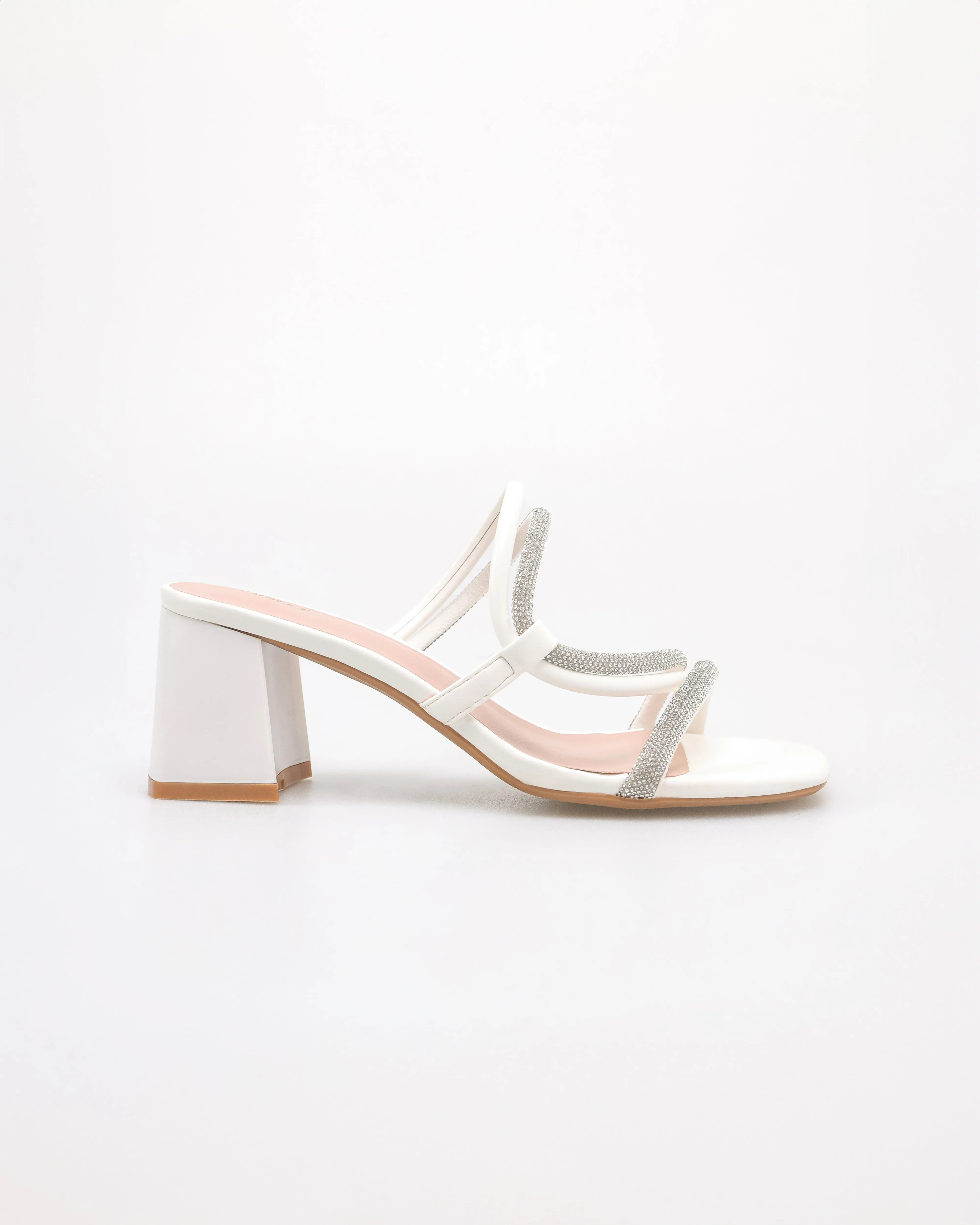 Tomaz NN372 Ladies Spiral Diamante Heels