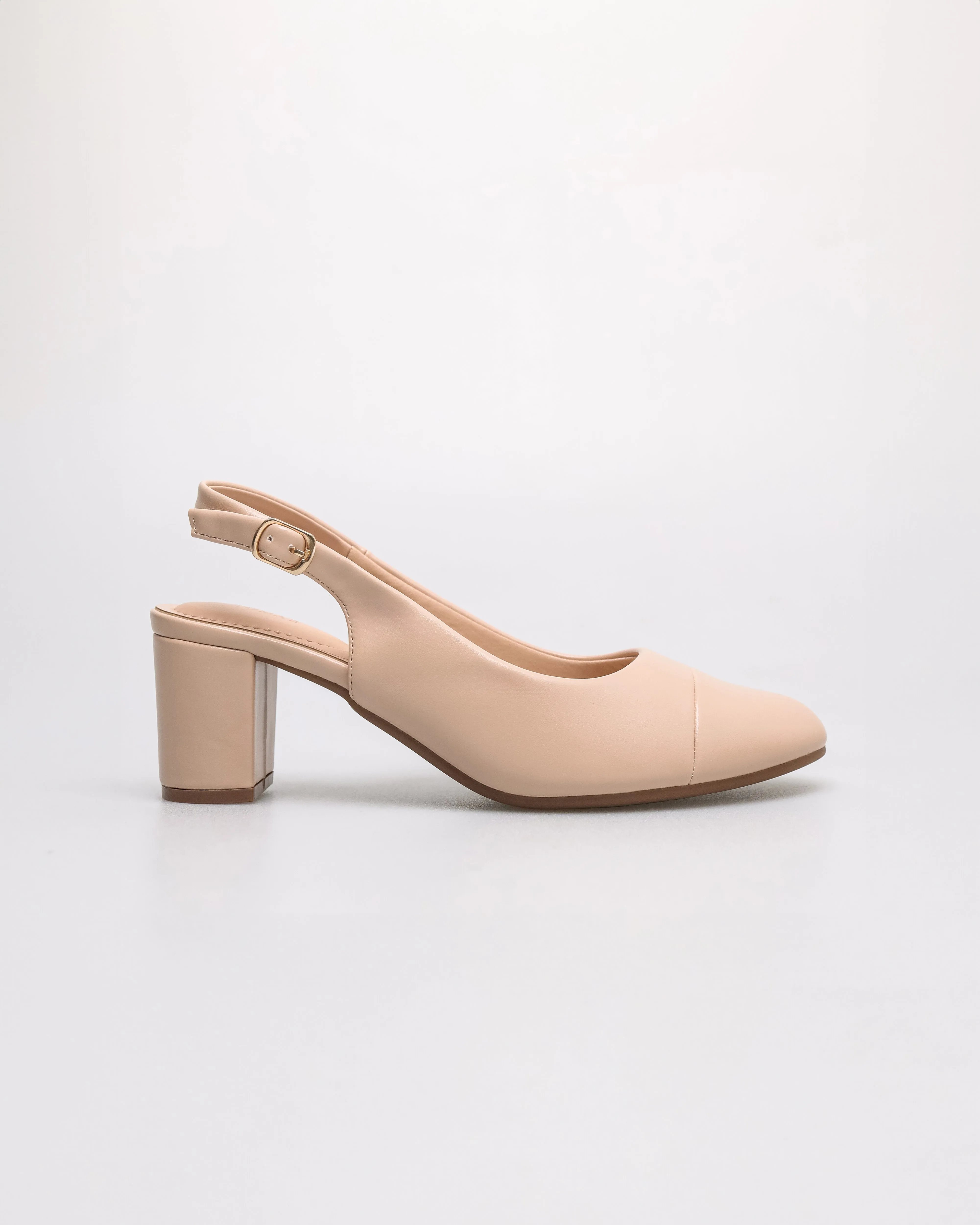 Tomaz NN379 Ladies Plain Ballerina Slingback Heels