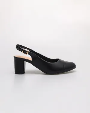 Tomaz NN379 Ladies Plain Ballerina Slingback Heels