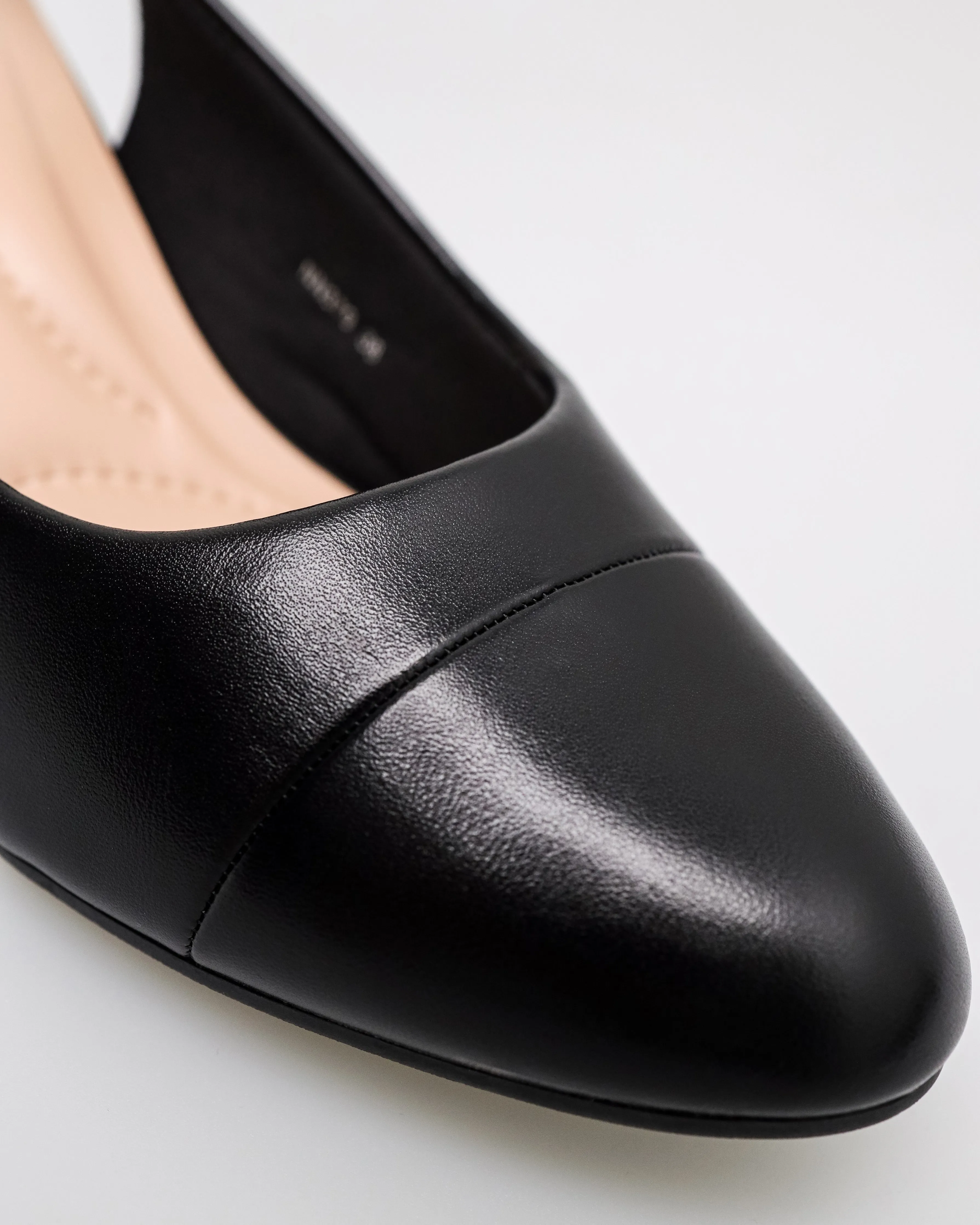 Tomaz NN379 Ladies Plain Ballerina Slingback Heels