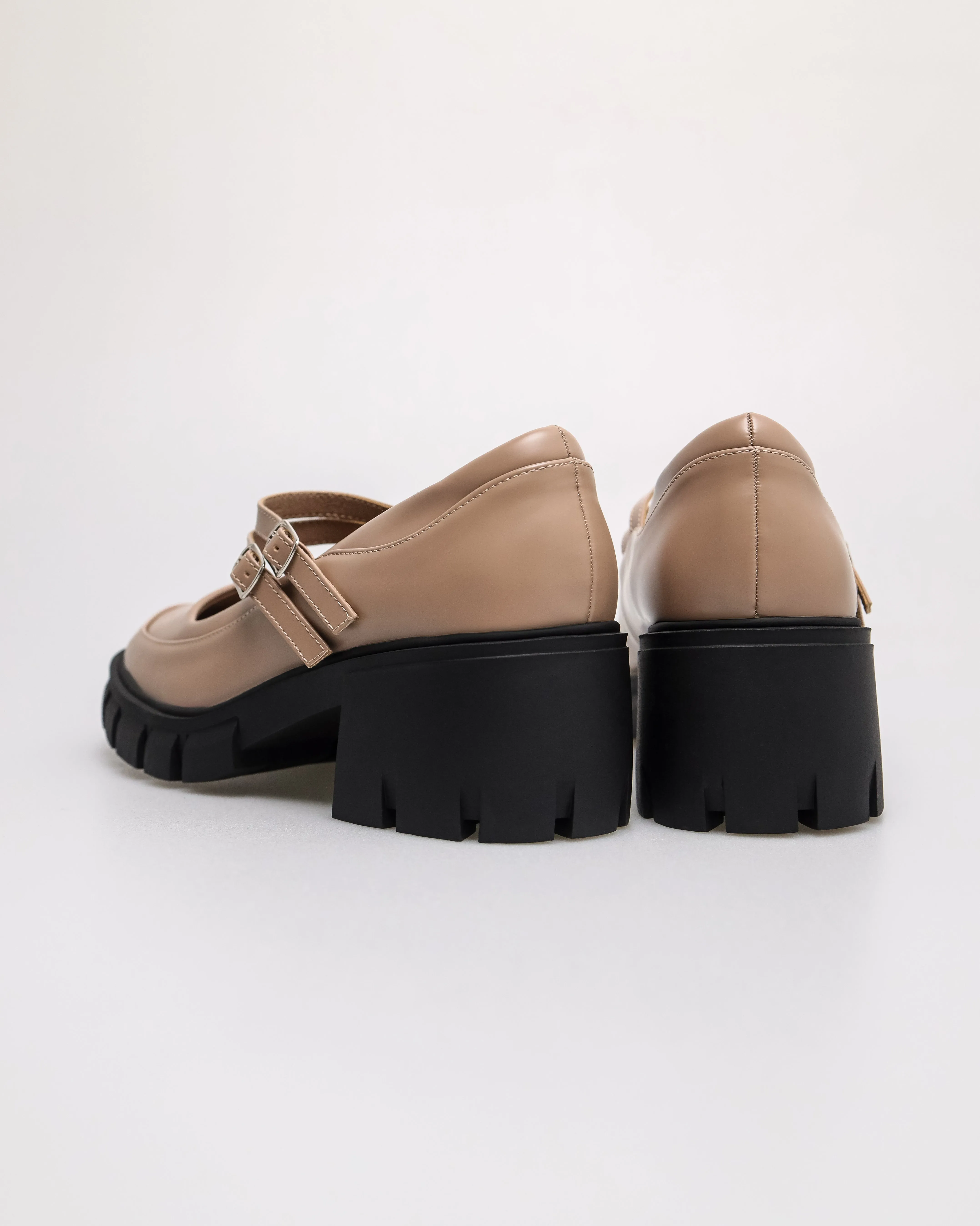 Tomaz NN396 Ladies Loafers Block Heels