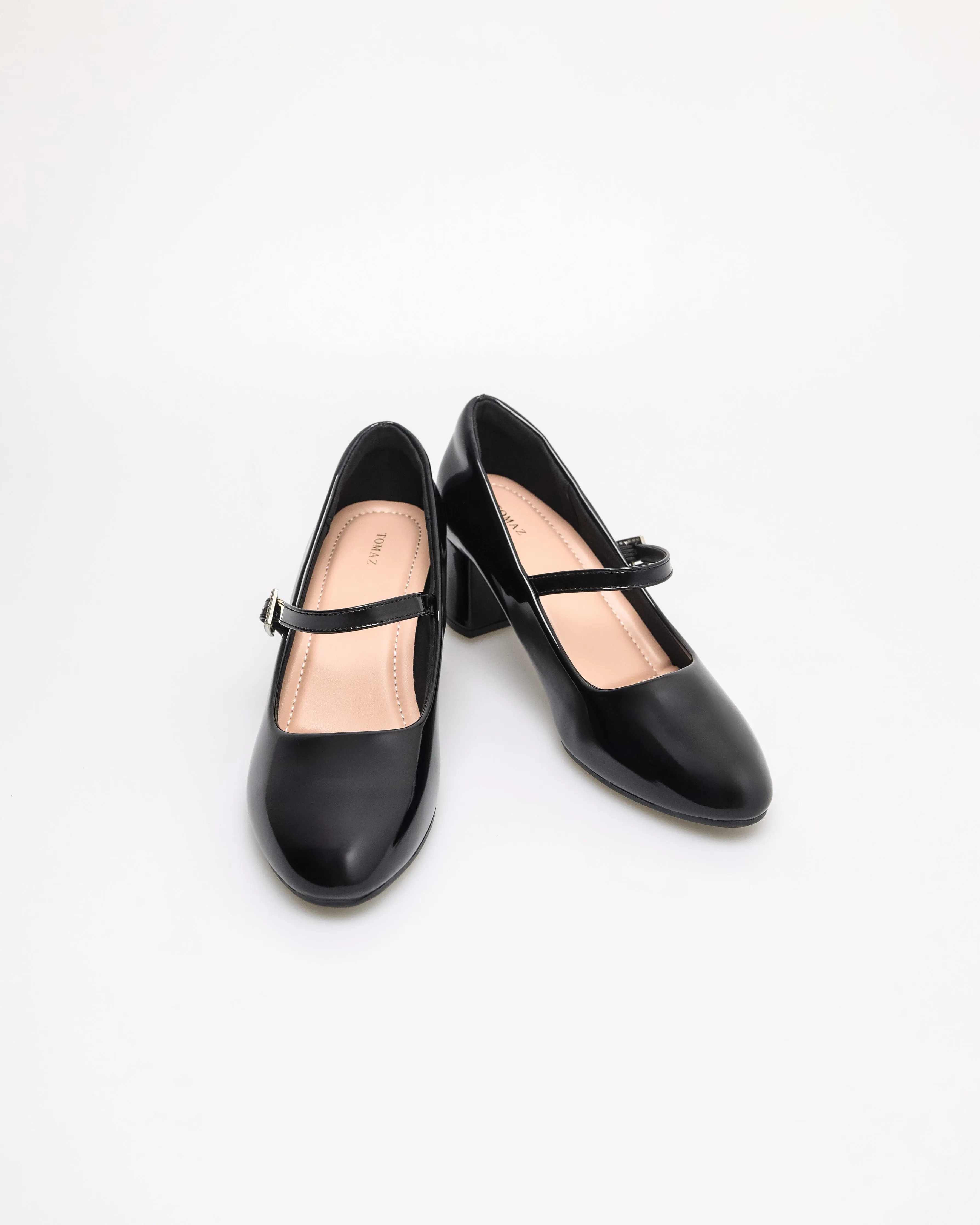 Tomaz NN466 Ladies Crystal Buckle Heels