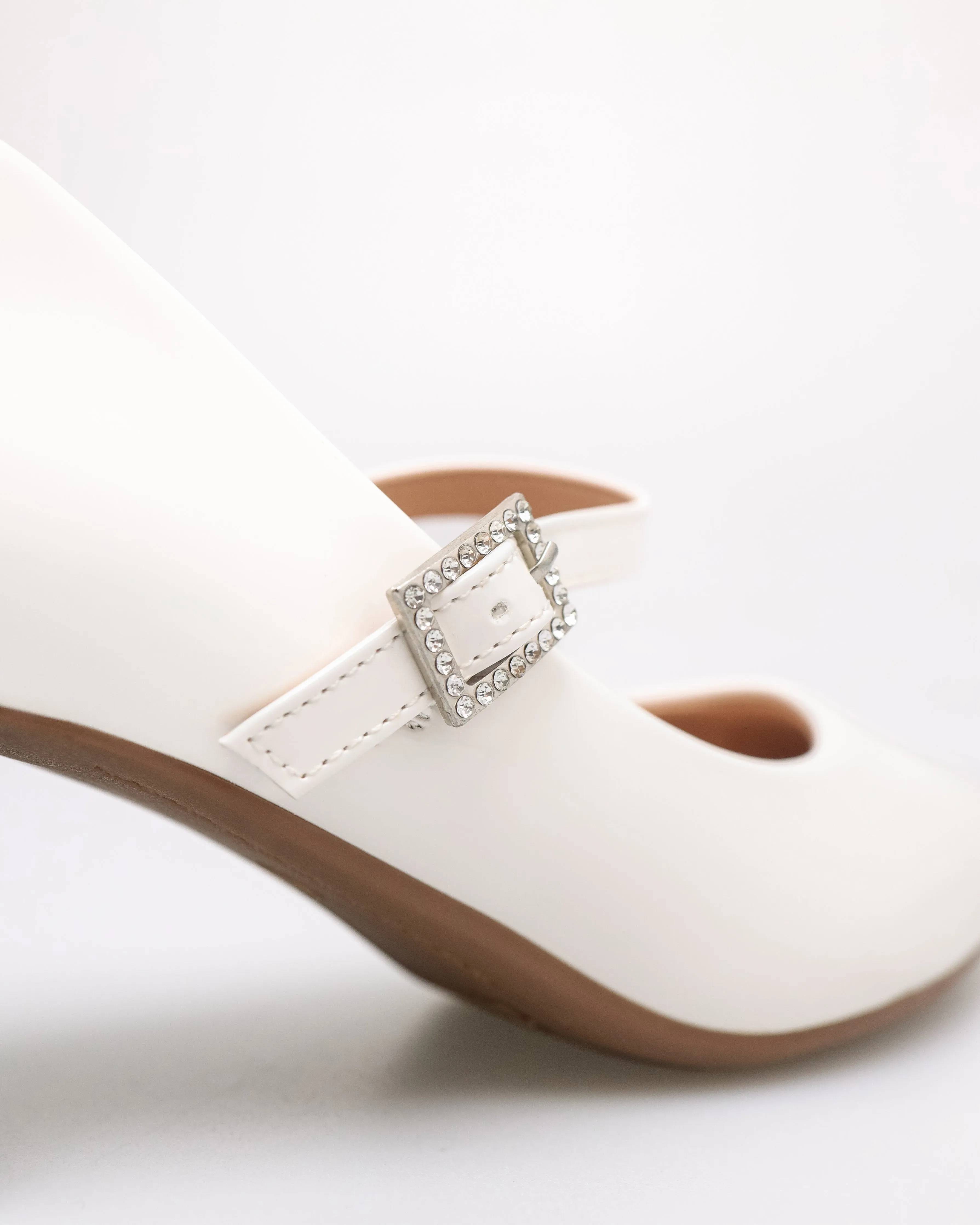 Tomaz NN466 Ladies Crystal Buckle Heels