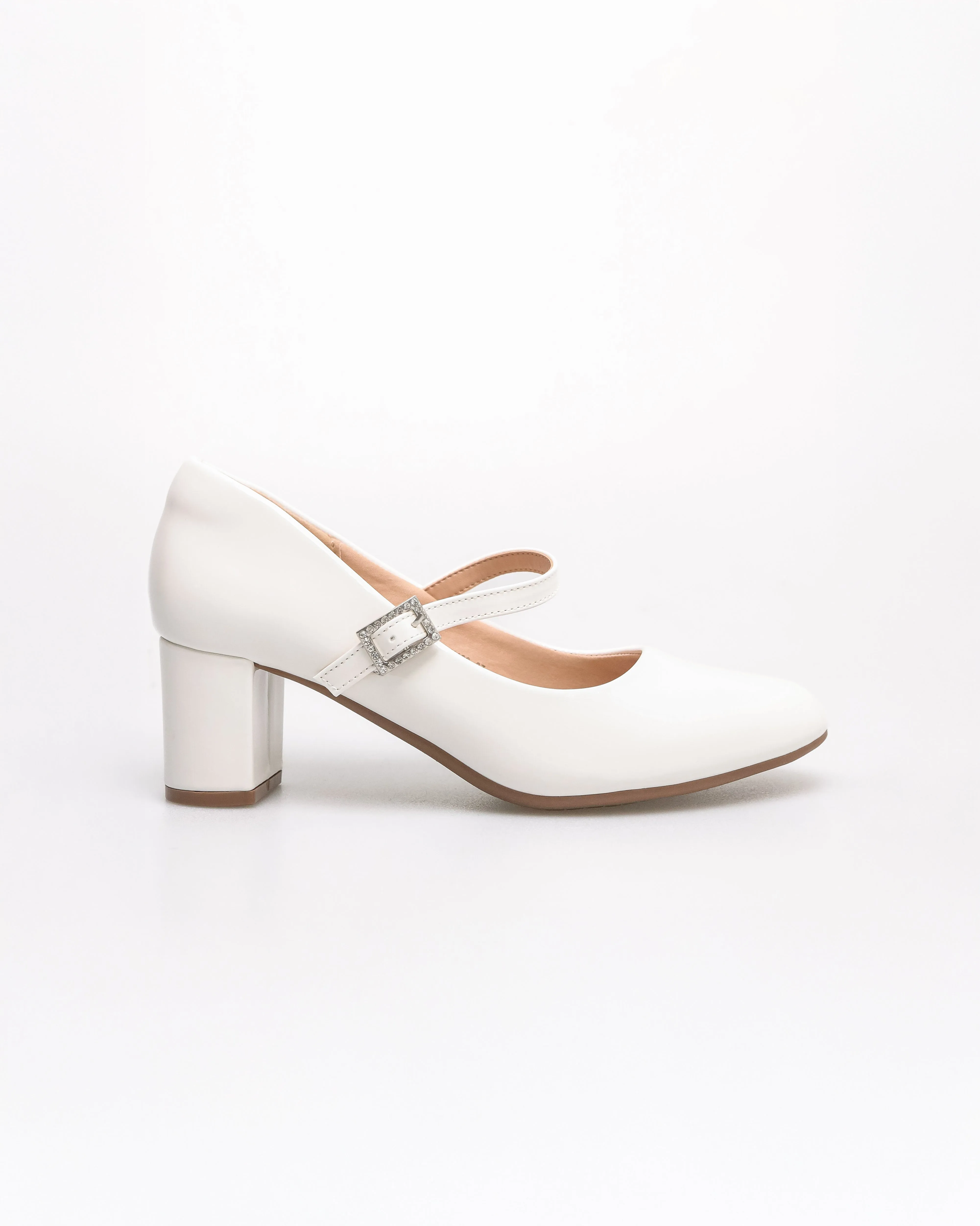 Tomaz NN466 Ladies Crystal Buckle Heels