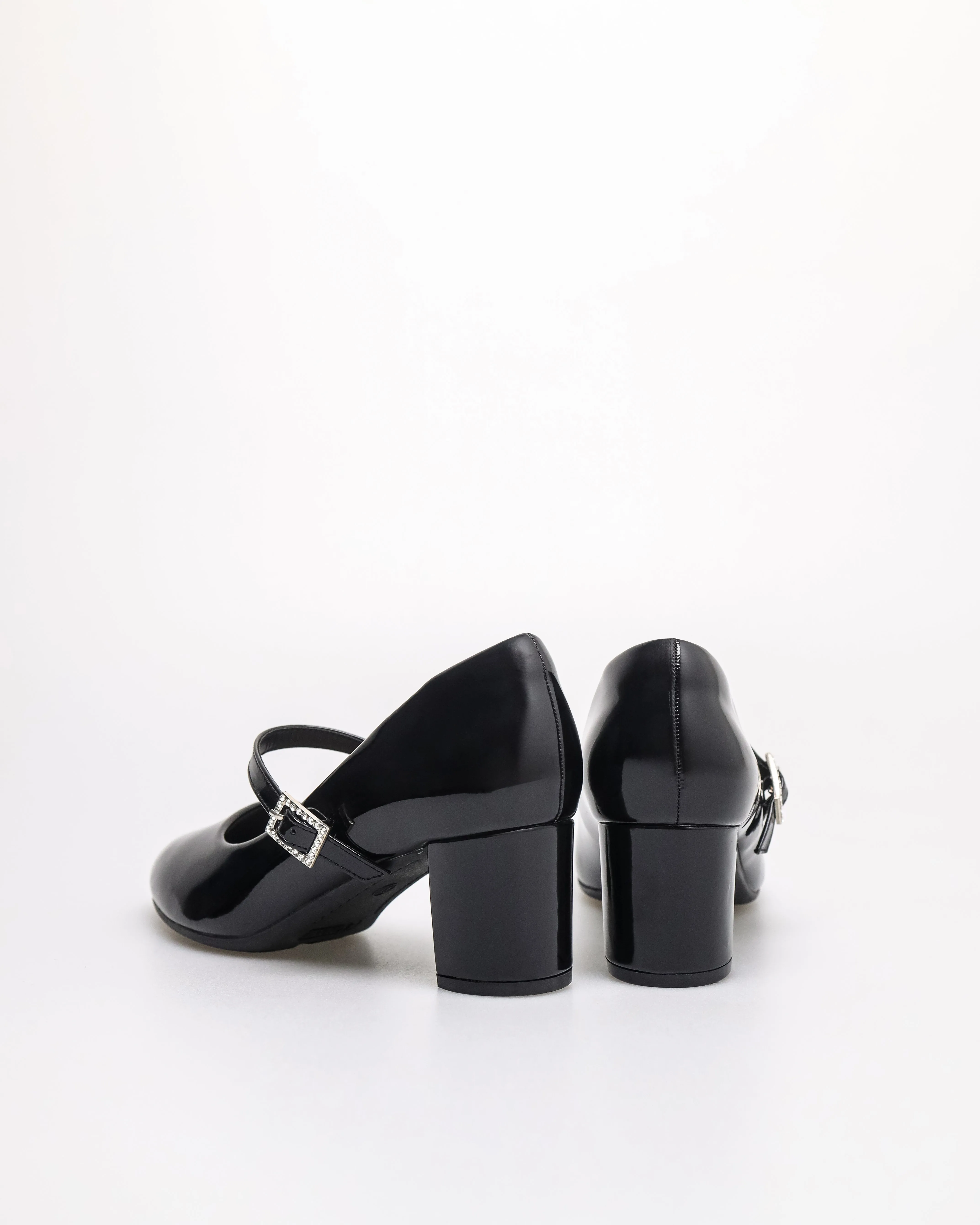 Tomaz NN466 Ladies Crystal Buckle Heels