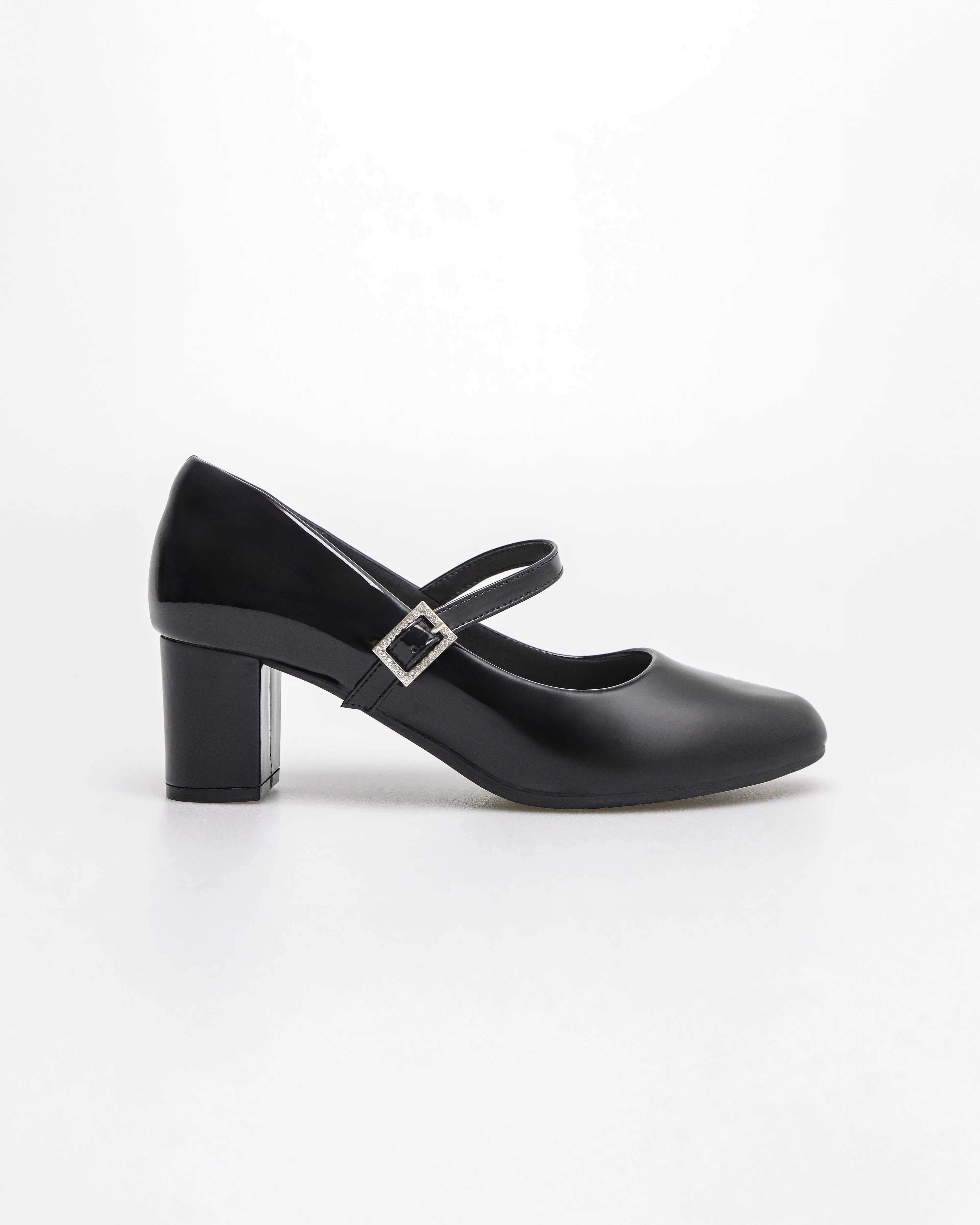 Tomaz NN466 Ladies Crystal Buckle Heels