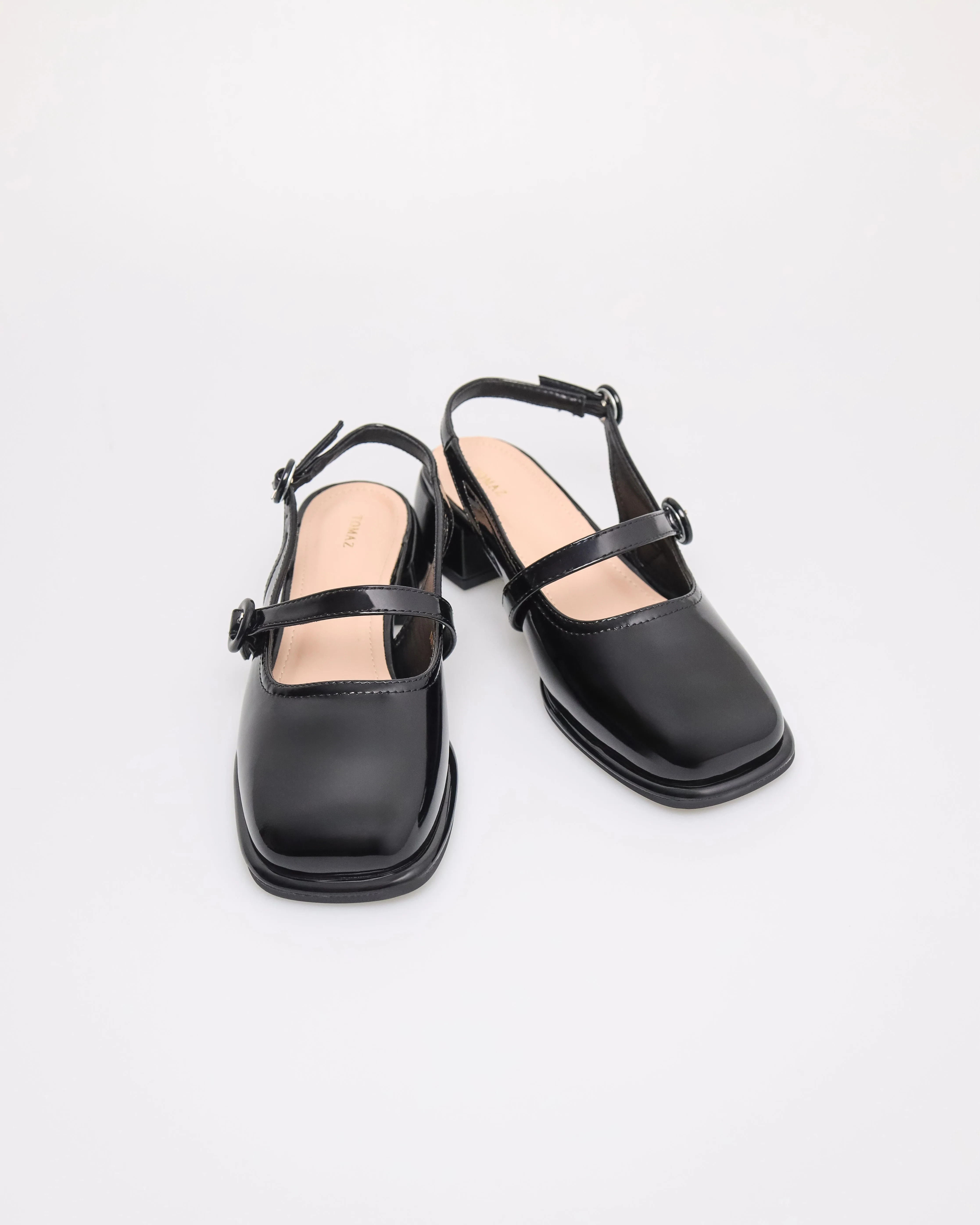 Tomaz NN475 Ladies Elegant Patent Mary Jane Heels