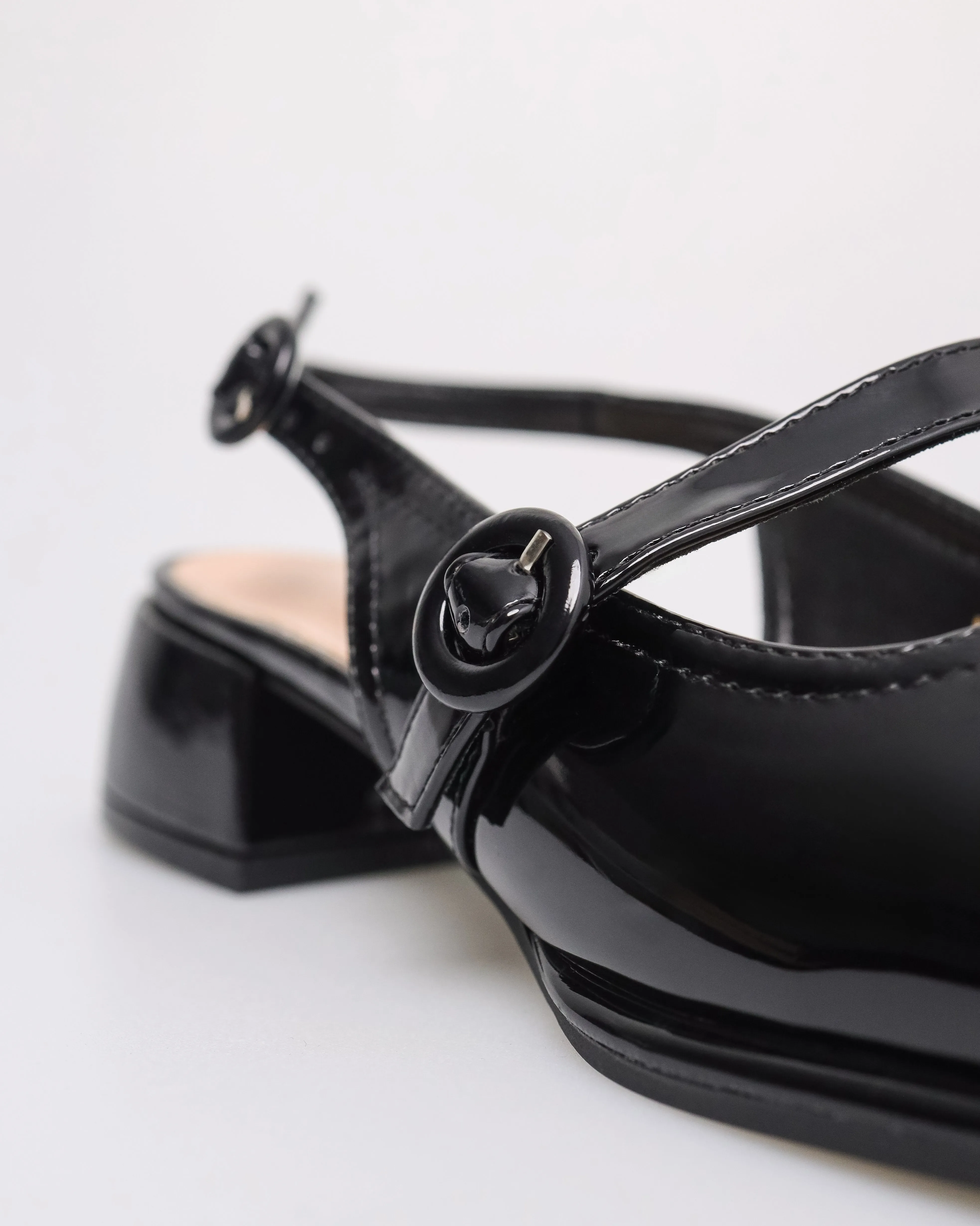 Tomaz NN475 Ladies Elegant Patent Mary Jane Heels