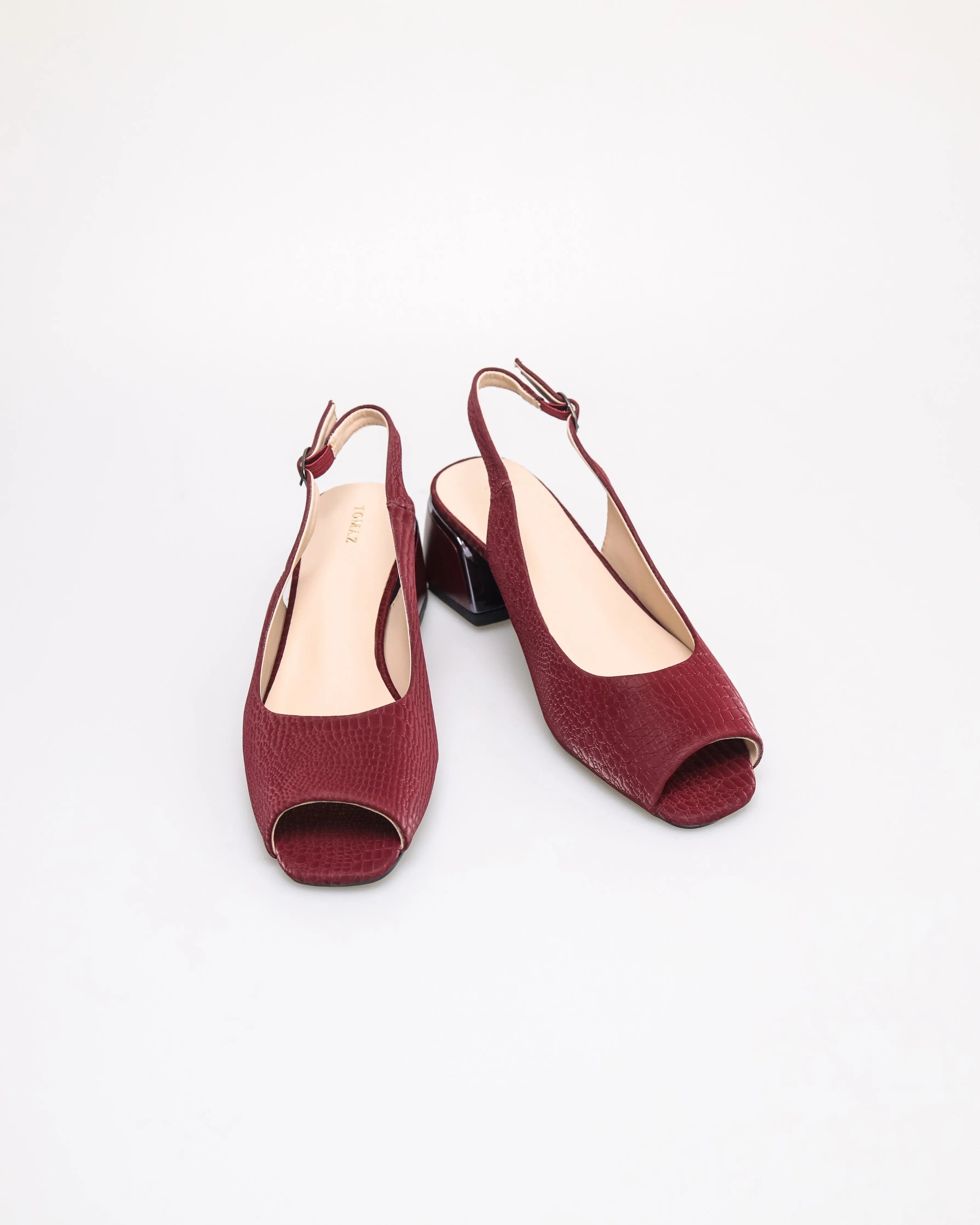 Tomaz NN495 Ladies Exotic Slingback Heels