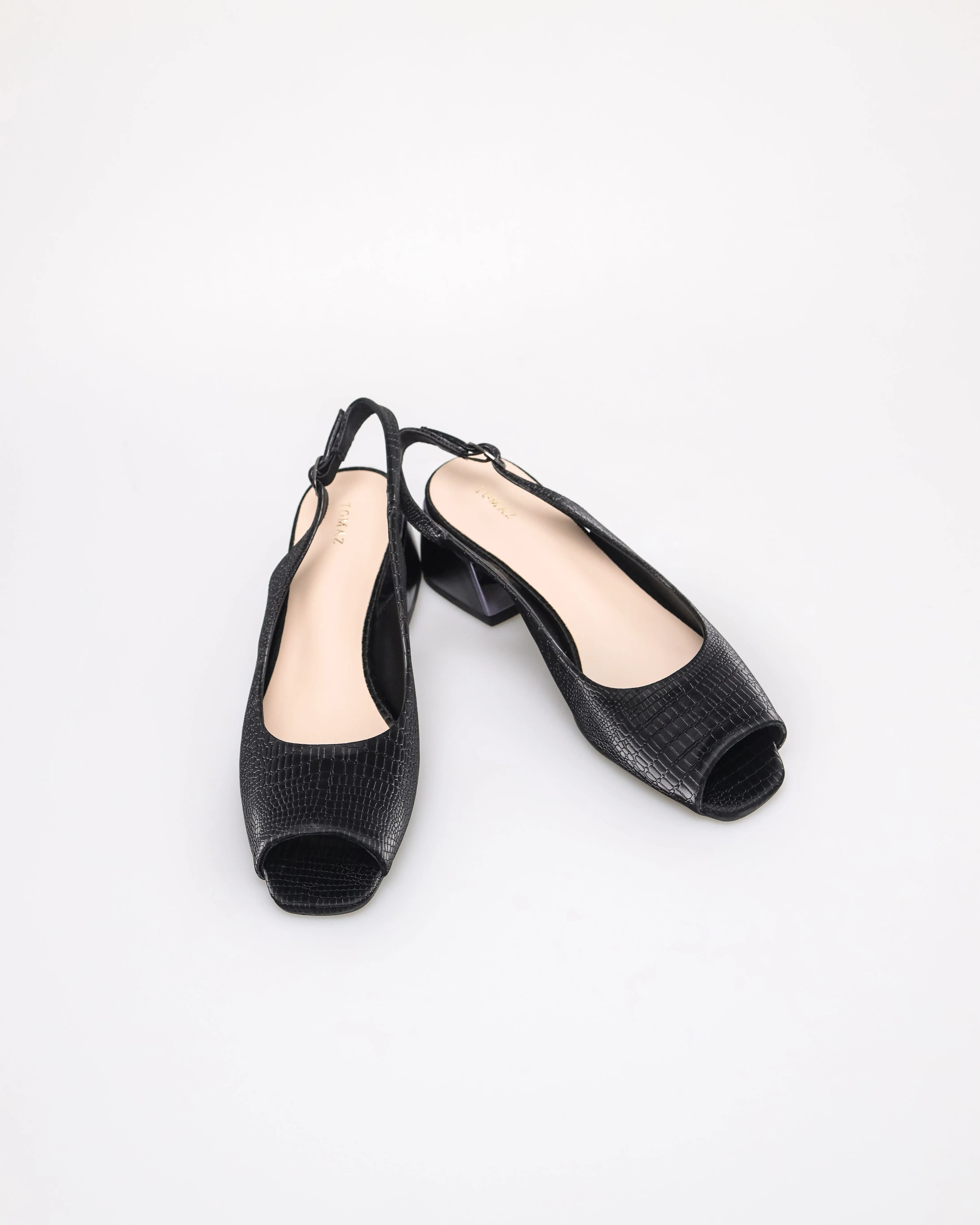 Tomaz NN495 Ladies Exotic Slingback Heels