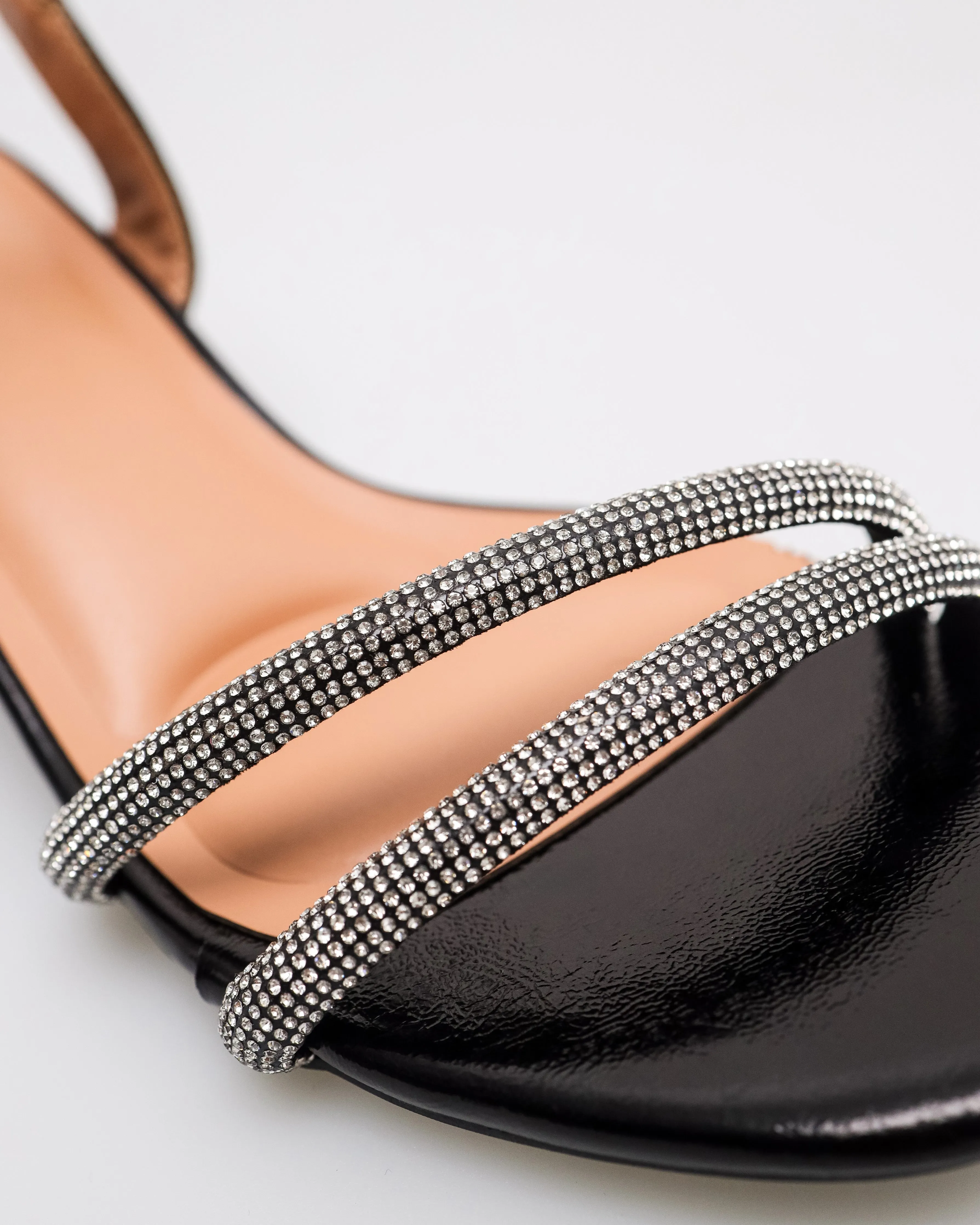 Tomaz NN524 Ladies Midnight Glitter Block Heels