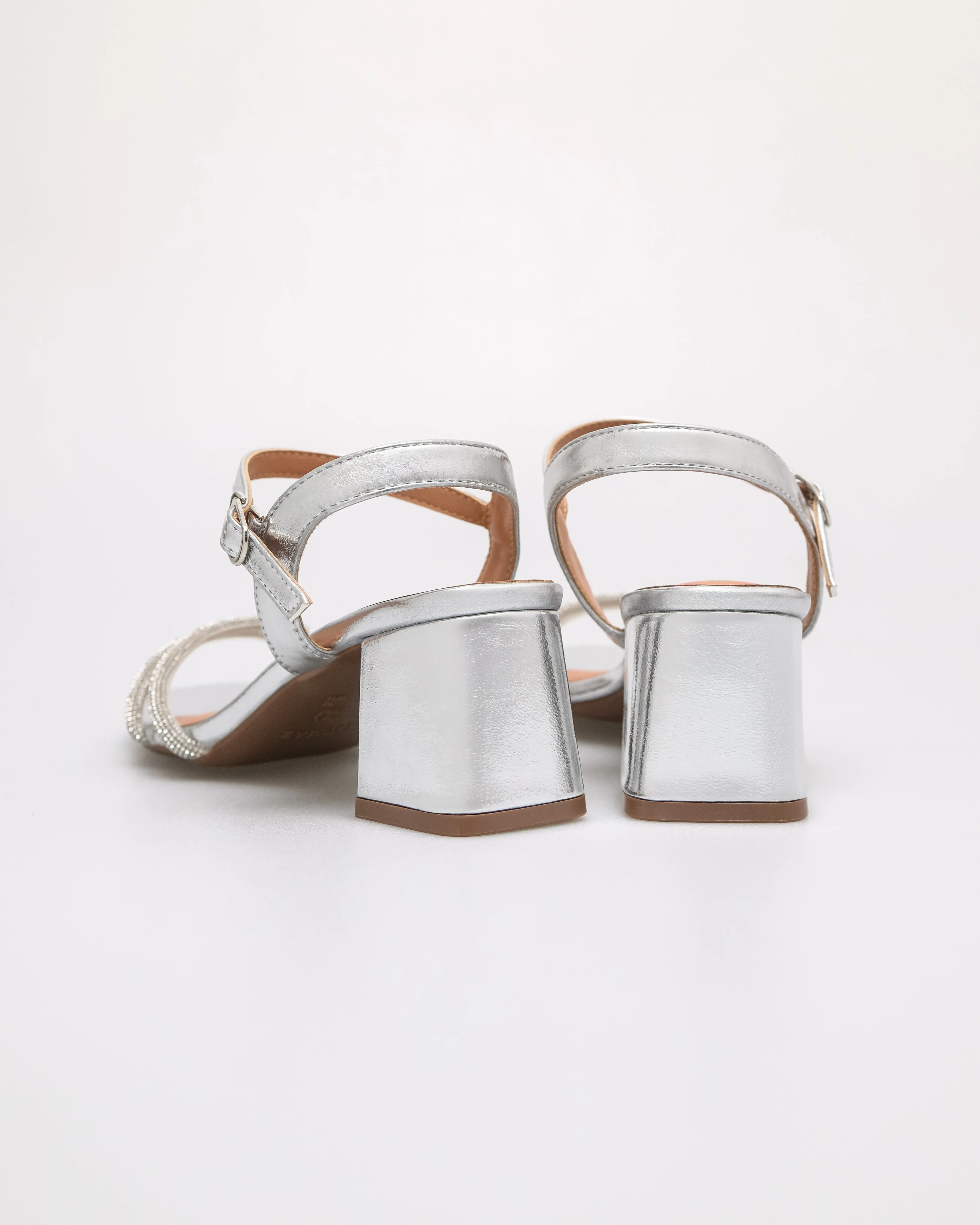 Tomaz NN524 Ladies Midnight Glitter Block Heels
