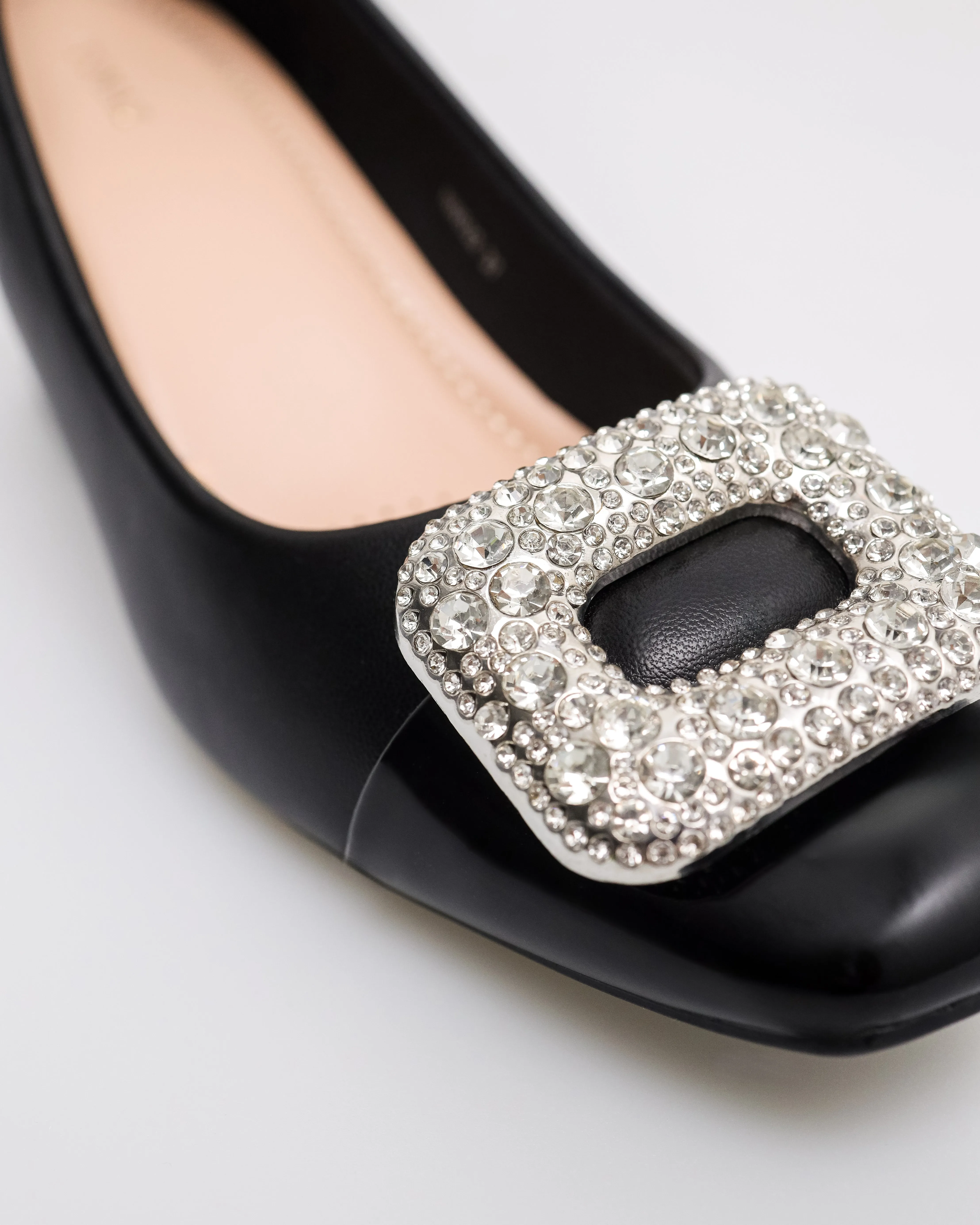 Tomaz NN532 Ladies Sparkle Block Heels