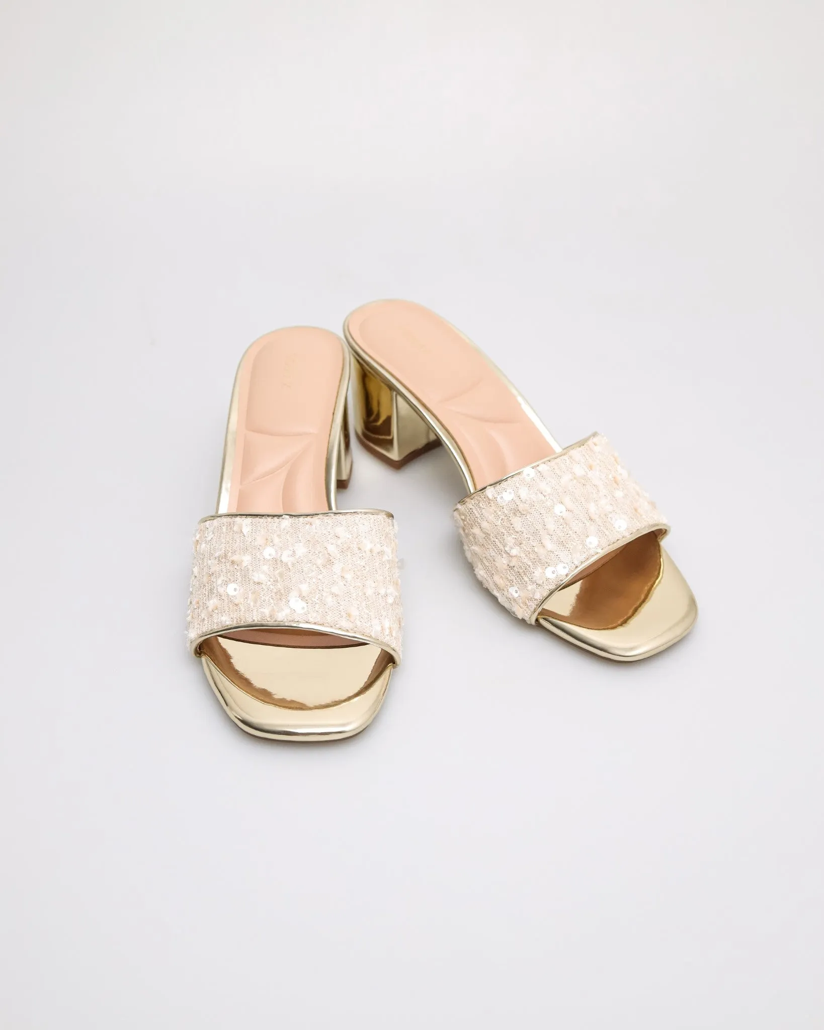 Tomaz NN553 Ladies Sequin Luxe Heels