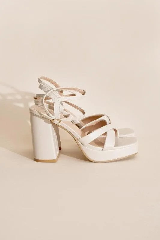 TOP MODA VALOR-1 Cross Ankle Strap Heels
