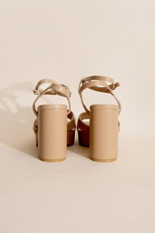 TOP MODA VALOR-1 Cross Ankle Strap Heels