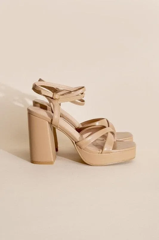 TOP MODA VALOR-1 Cross Ankle Strap Heels