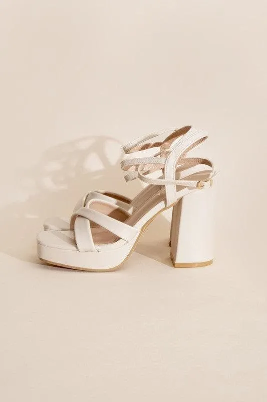 TOP MODA VALOR-1 Cross Ankle Strap Heels