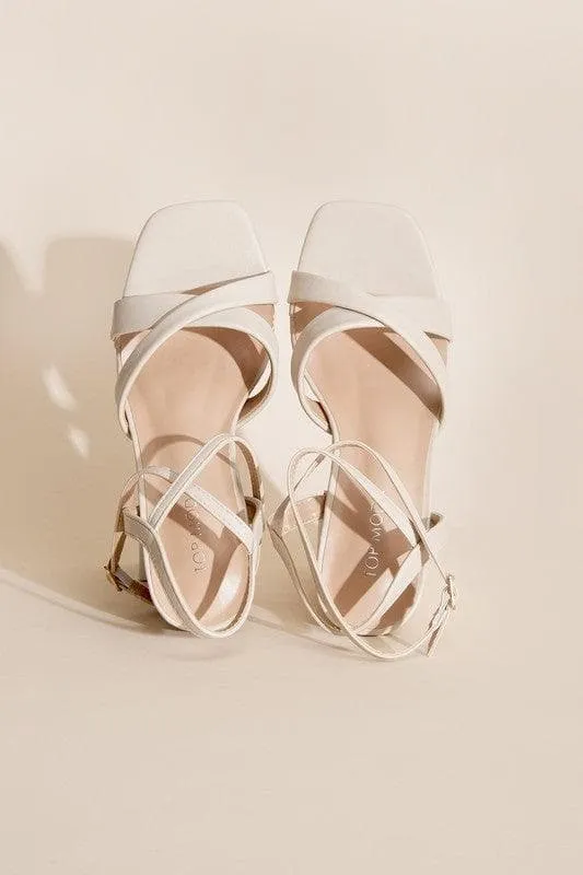 TOP MODA VALOR-1 Cross Ankle Strap Heels