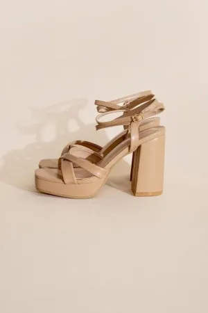 TOP MODA VALOR-1 Cross Ankle Strap Heels