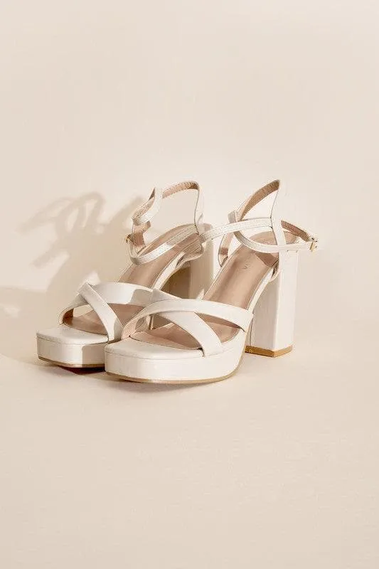 TOP MODA VALOR-1 Cross Ankle Strap Heels