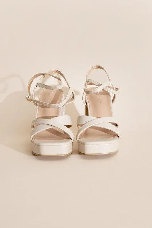 TOP MODA VALOR-1 Cross Ankle Strap Heels