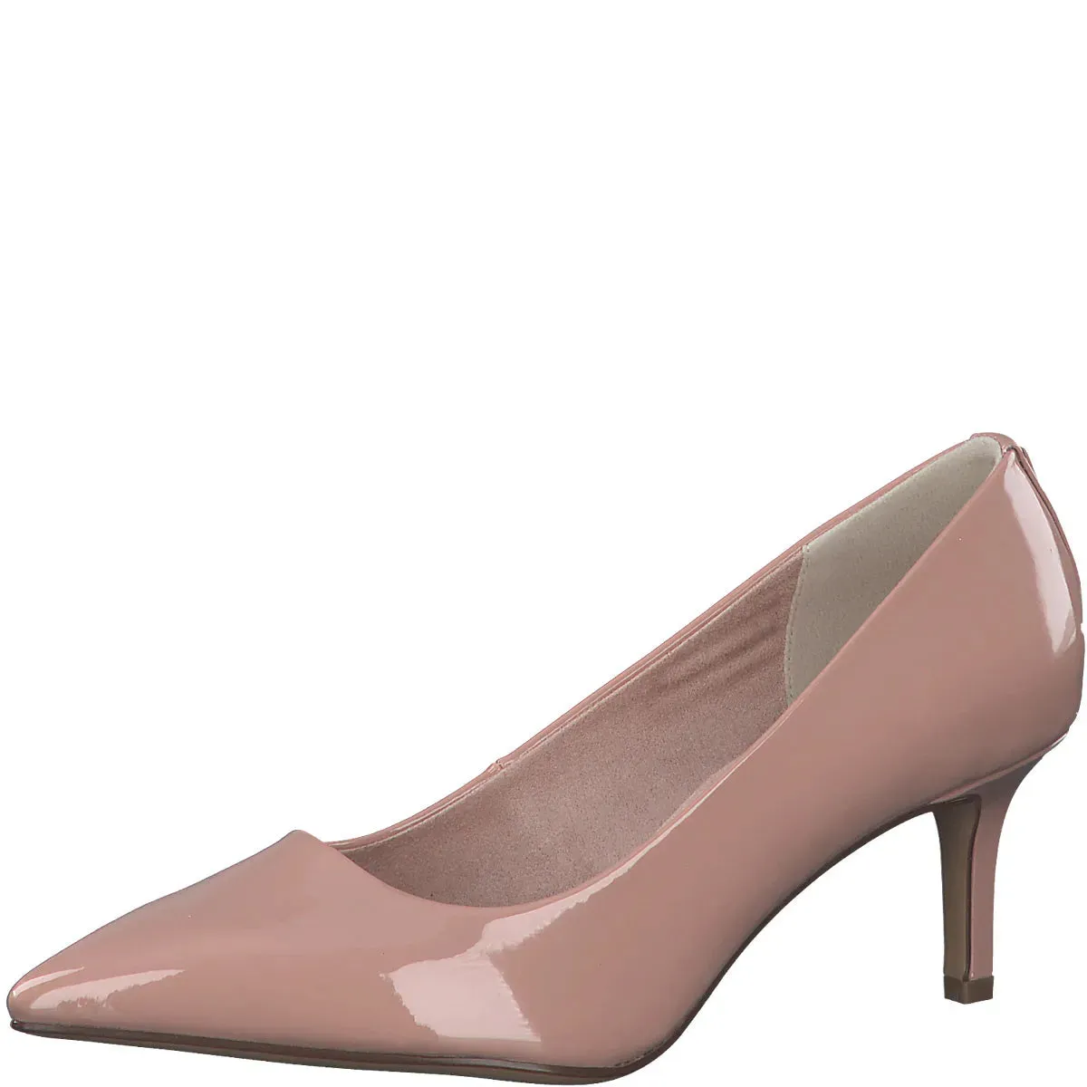 Trendsetter Pink Patent Jeweled Pumps